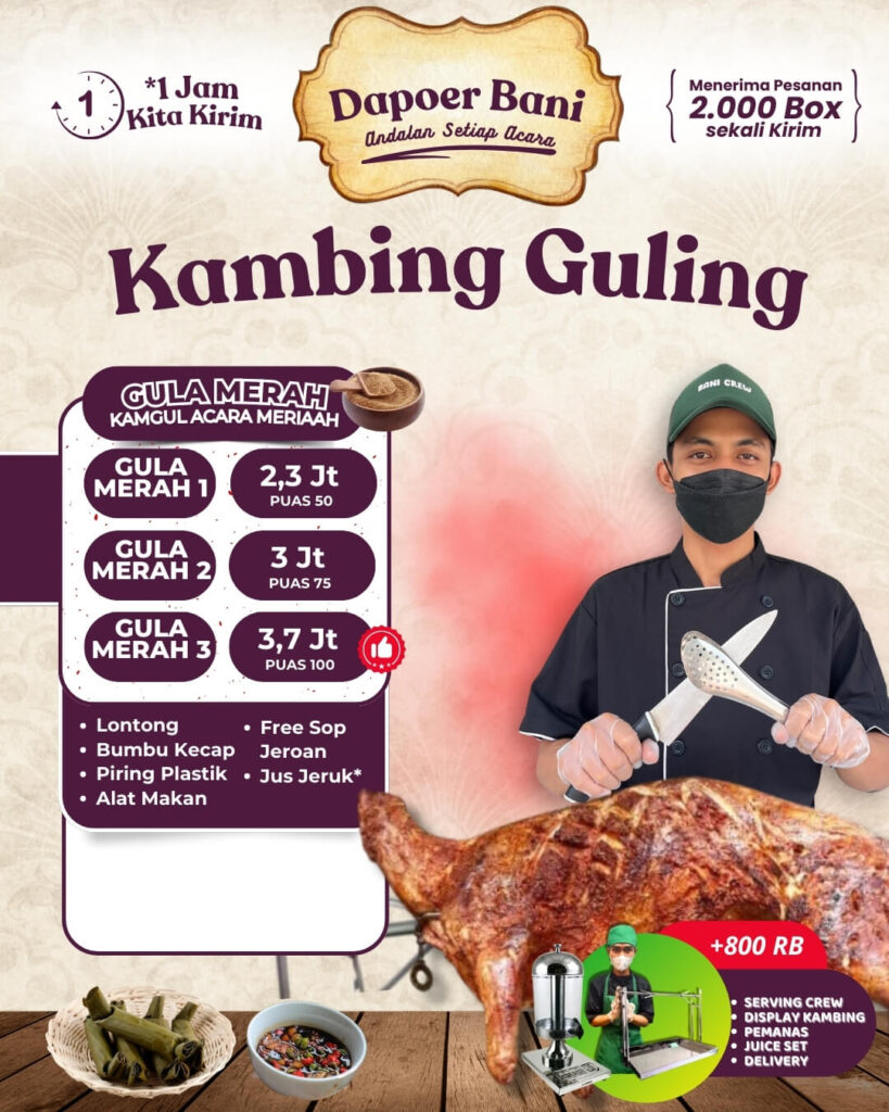 Pricelist Kambing Guling Paket Gula Merah