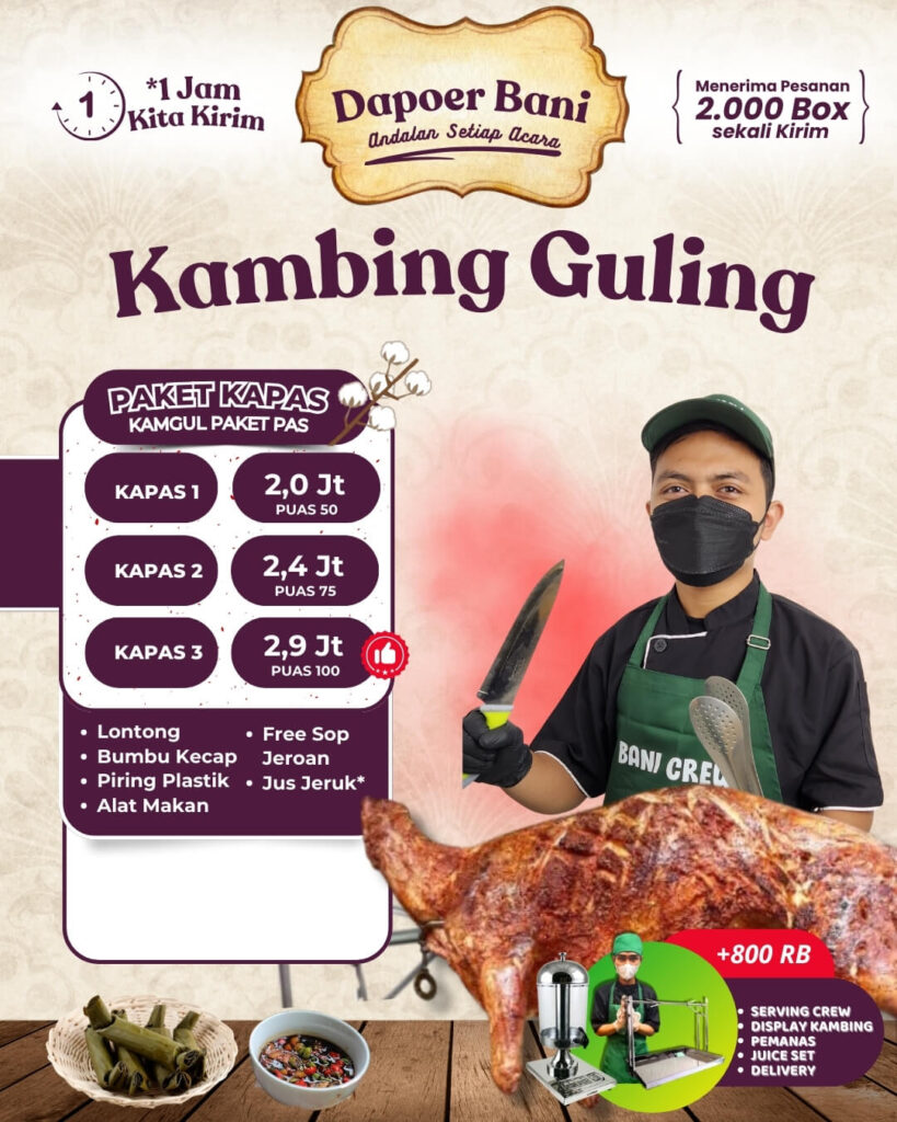 Pricelist Kambing Guling Paket Kapas
